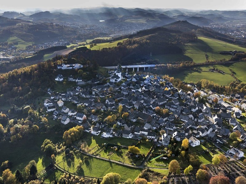 Herbstliches Sauerland.