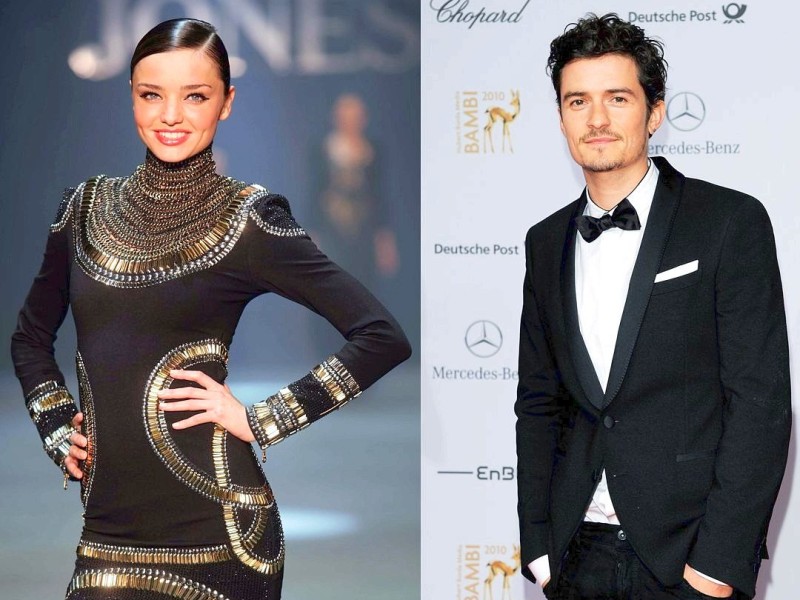 Sie ein weltbekanntes Topmodel, er ein begehrter Schauspieler - Miranda Kerr und Orlando Bloom...