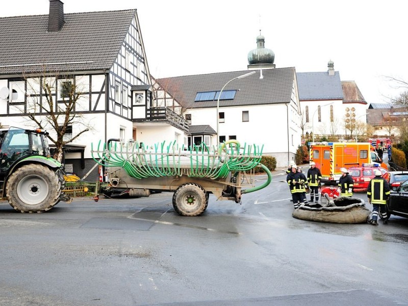 Brand bei Feuerwehr in Schmallenberg.