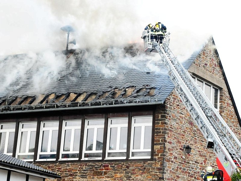 Brand bei Feuerwehr in Schmallenberg.