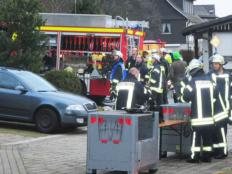 Brand bei Feuerwehr in Schmallenberg.