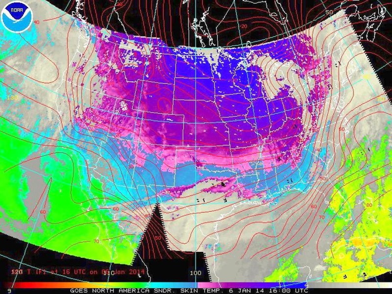 In weiten Teilen der USA erleben die Menschen die kältesten Temperaturen seit zwei Jahrzehnten.