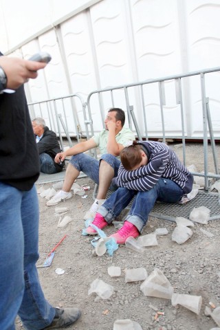 Fans bei Oberhausen Olé. Foto: Kerstin Bögeholz / WAZ FotoPool