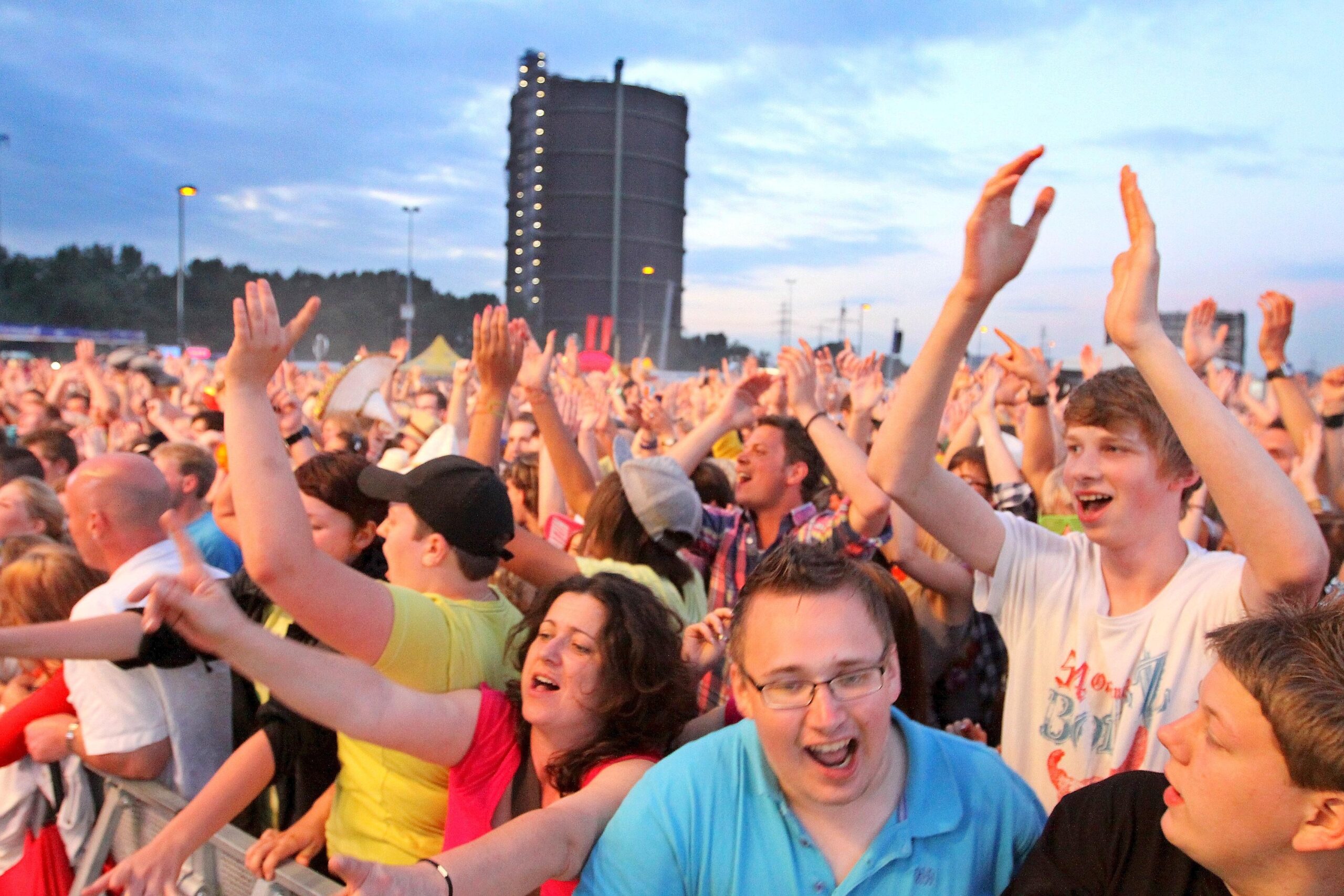 Fans bei Oberhausen Olé. Foto: Kerstin Bögeholz / WAZ FotoPool