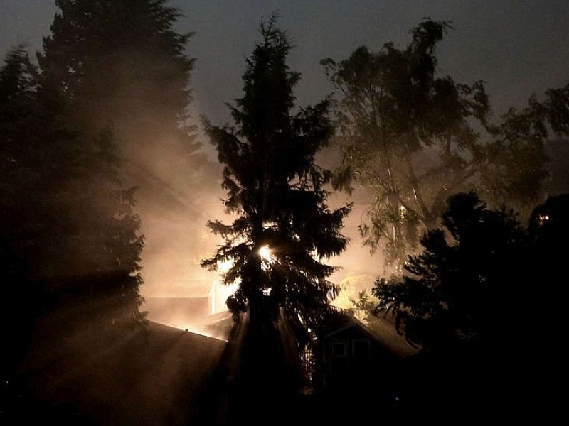 Starke Unwetter über NRW und dem Ruhrgebiet in Oberhausen: An vielen Bäumen sind Äste abgebrochen, die Straßen sind mit abgegrochenen Ästen bedeckt.