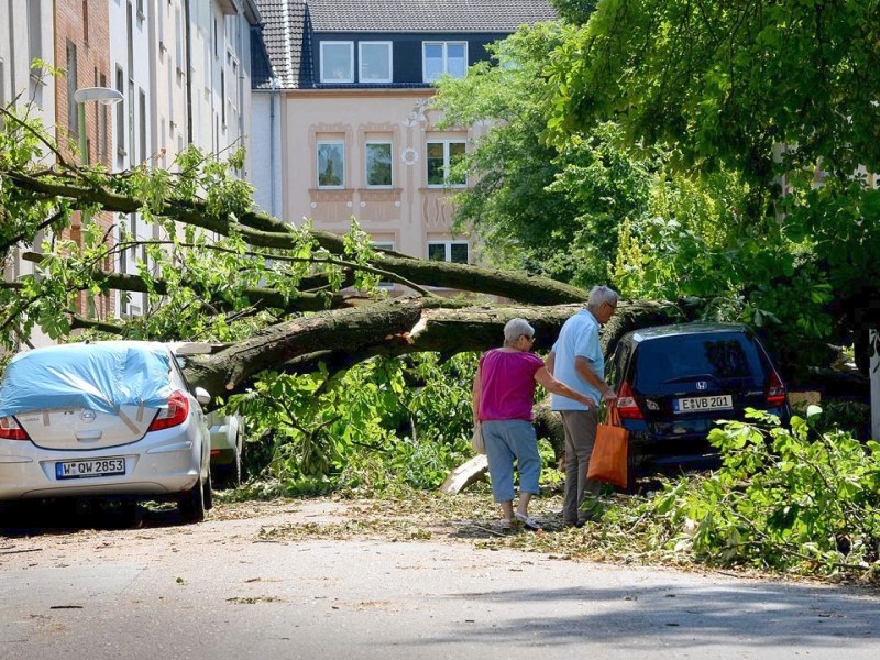 Die Potsdamer Straße ist weiterhin blockiert. Foto: Kerstin Kokoska