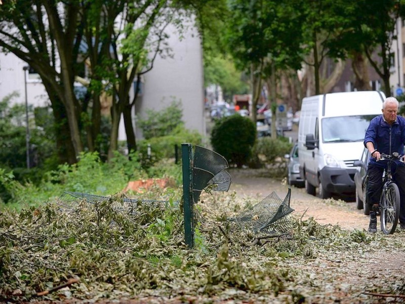 Eine Aufnahme aus Rüttenscheid, fünf Tage nach dem Sturm. Foto: Kerstin Kokoska