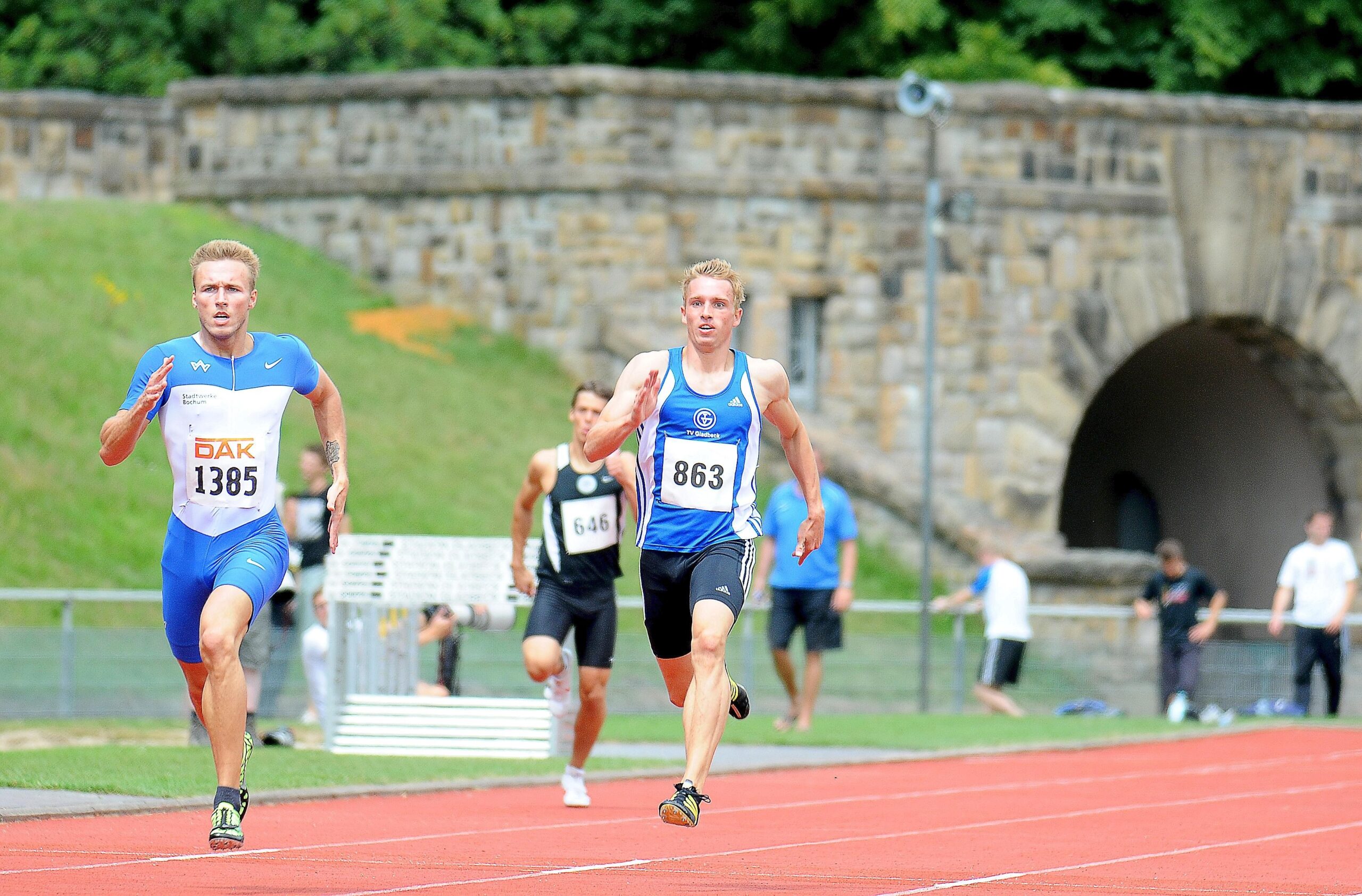 NRW Open: Die offenen Leichtathletik-Westfalenmeisterschaften im Wittringer Stadion in Gladbeck.