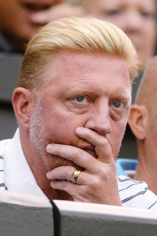 Boris Becker betreut beim Tennisturnier in Wimbledon Novak Djokovic.