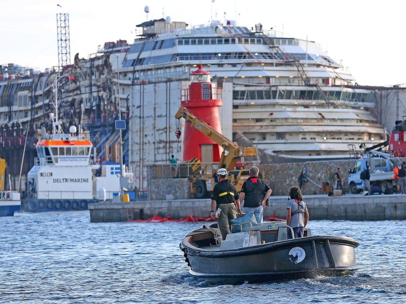 ... Juli 2014 trat die Costa Concordia ihre letzte Reise an und ...