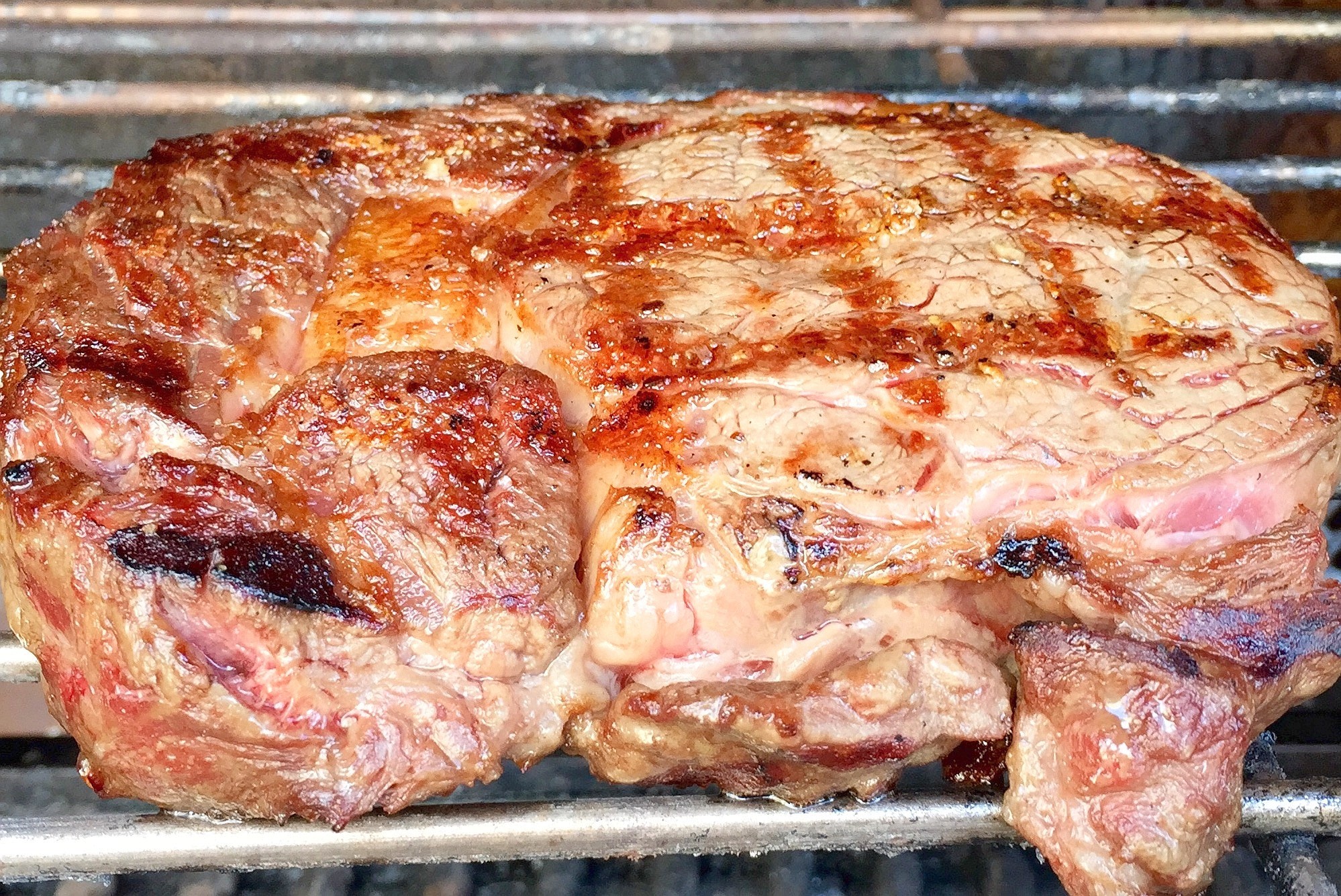 Steak auf dem Grill.