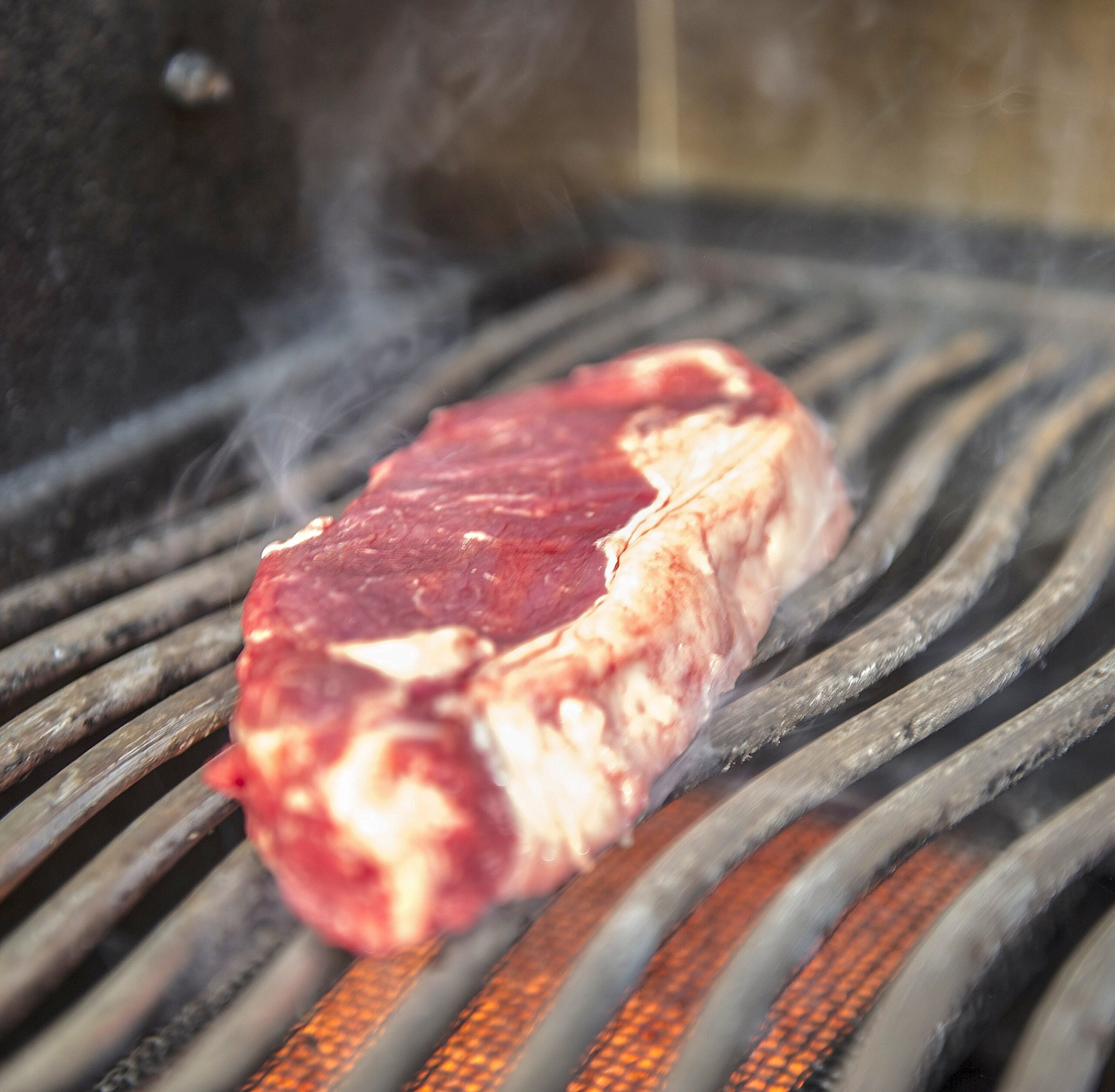 Steak auf dem Grill.