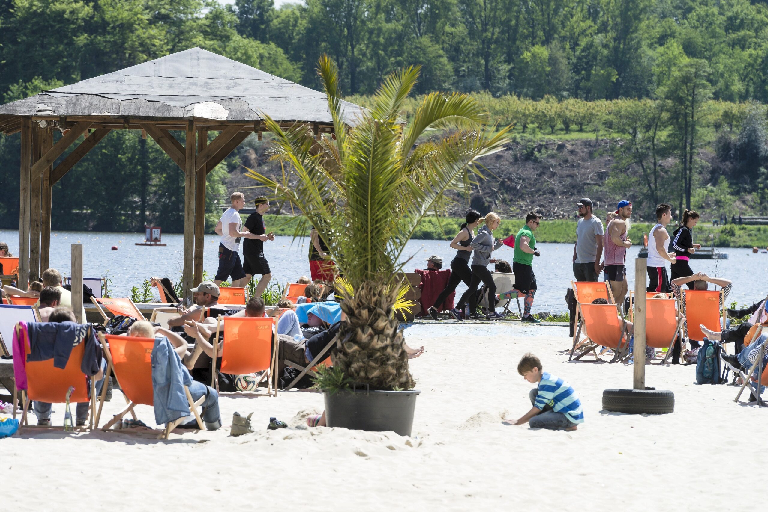 Strahlender Sonnenschein beim NRZ Wandertag 2015 am Baldeneysee.