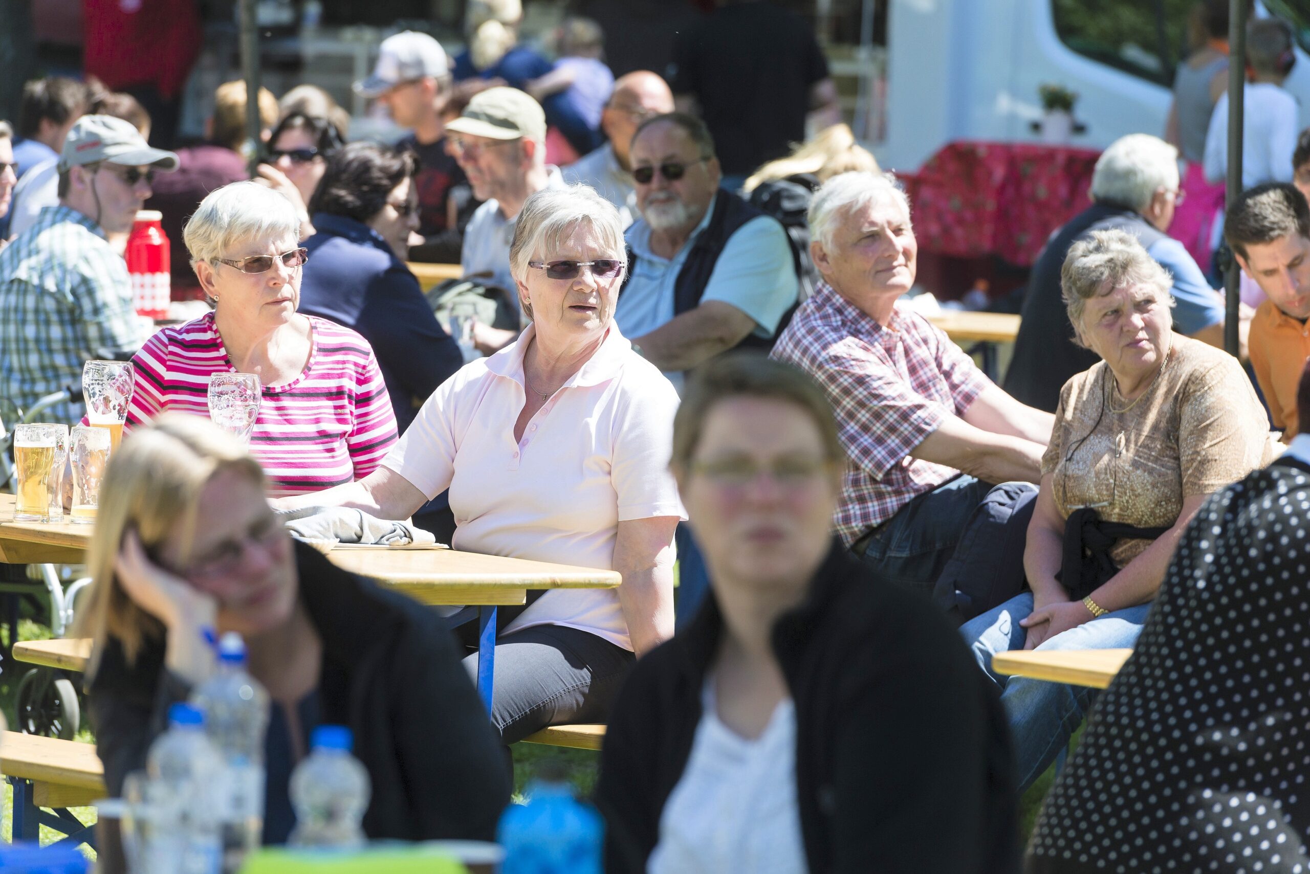 Strahlender Sonnenschein beim NRZ Wandertag 2015 am Baldeneysee.