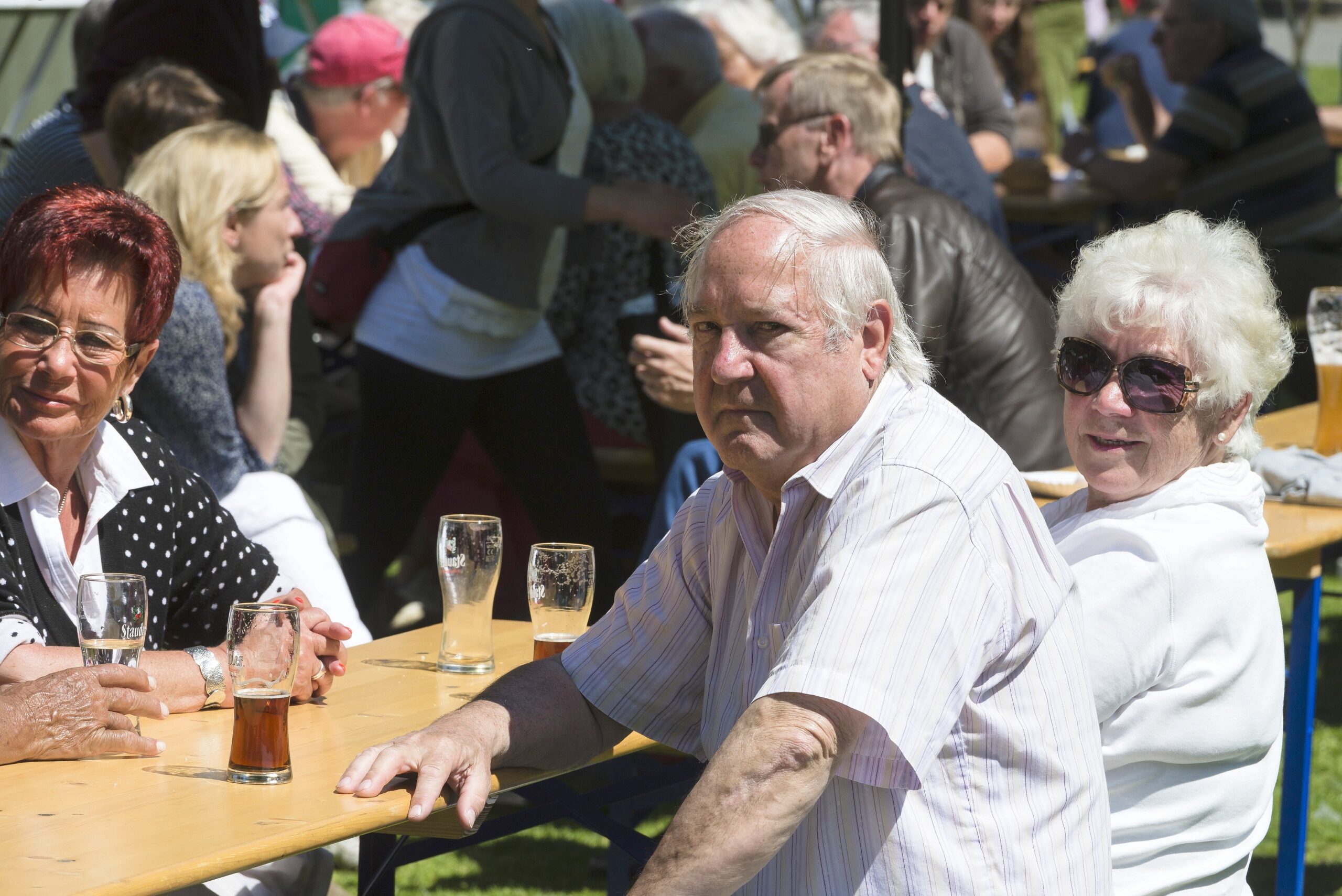 Strahlender Sonnenschein beim NRZ Wandertag 2015 am Baldeneysee.