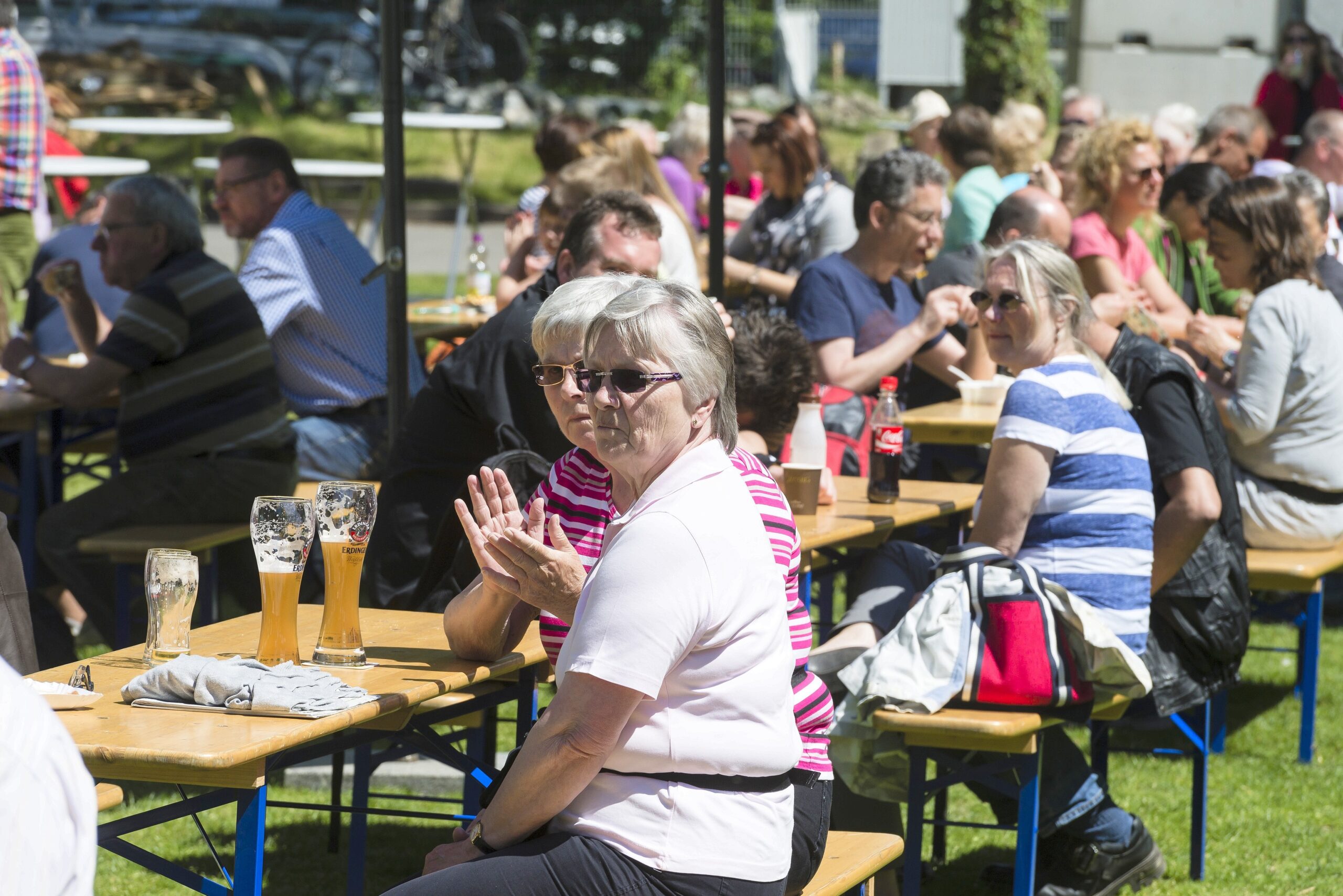 Strahlender Sonnenschein beim NRZ Wandertag 2015 am Baldeneysee.