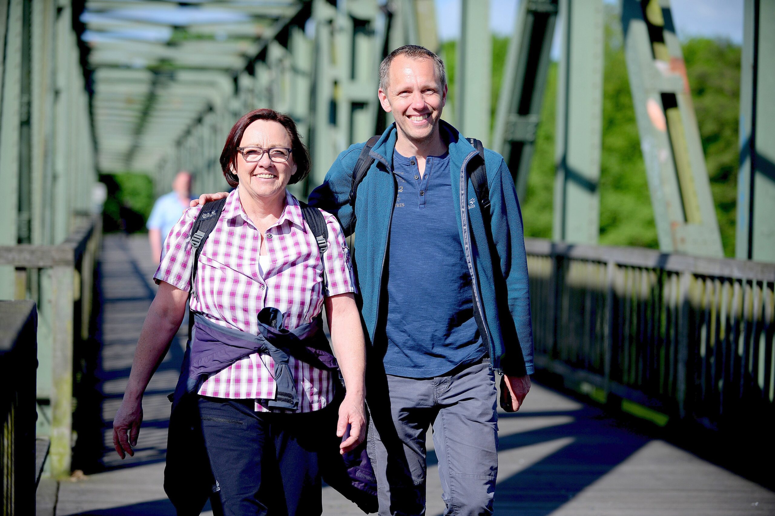 Strahlender Sonnenschein beim NRZ Wandertag 2015 am Baldeneysee.