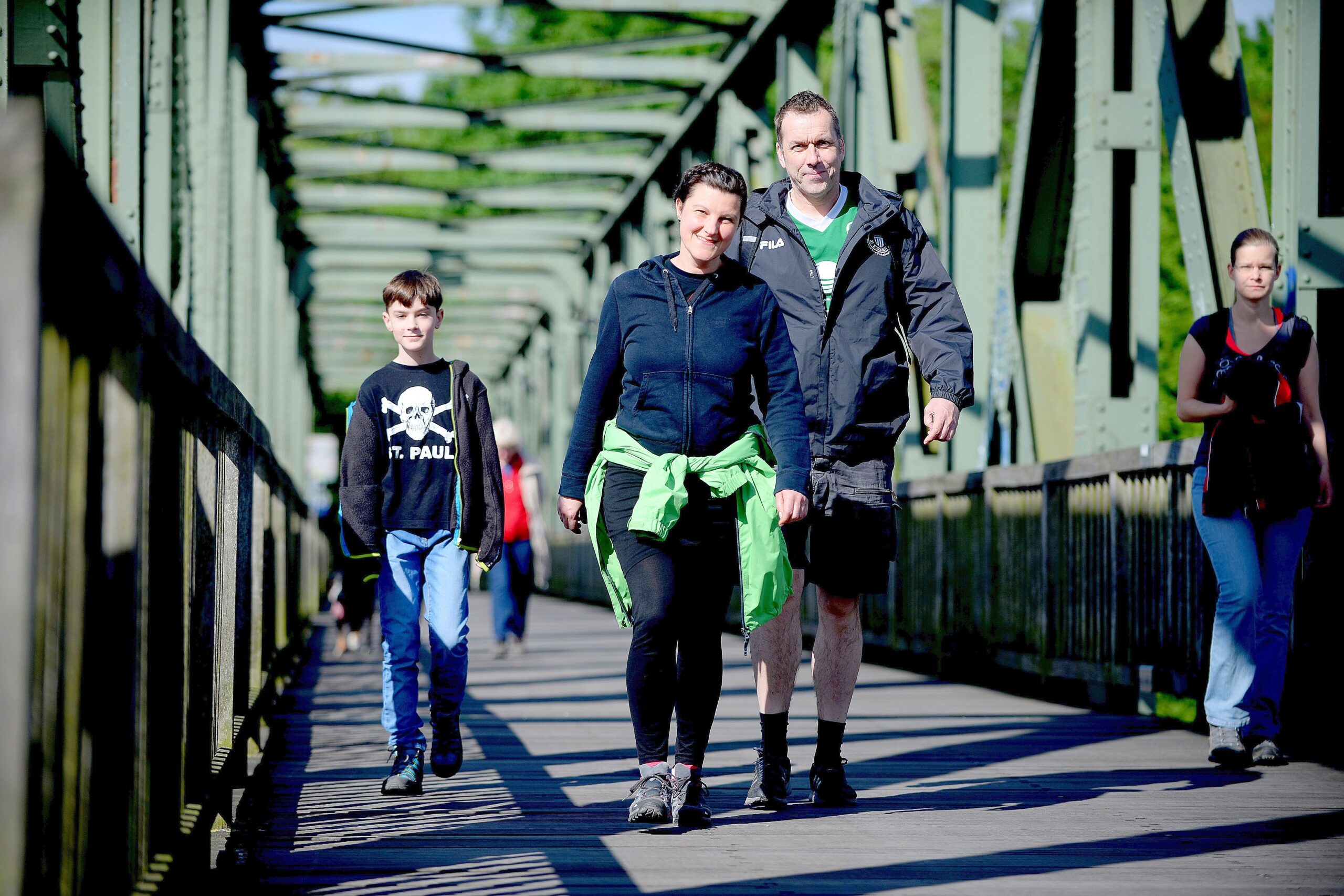 Strahlender Sonnenschein beim NRZ Wandertag 2015 am Baldeneysee.