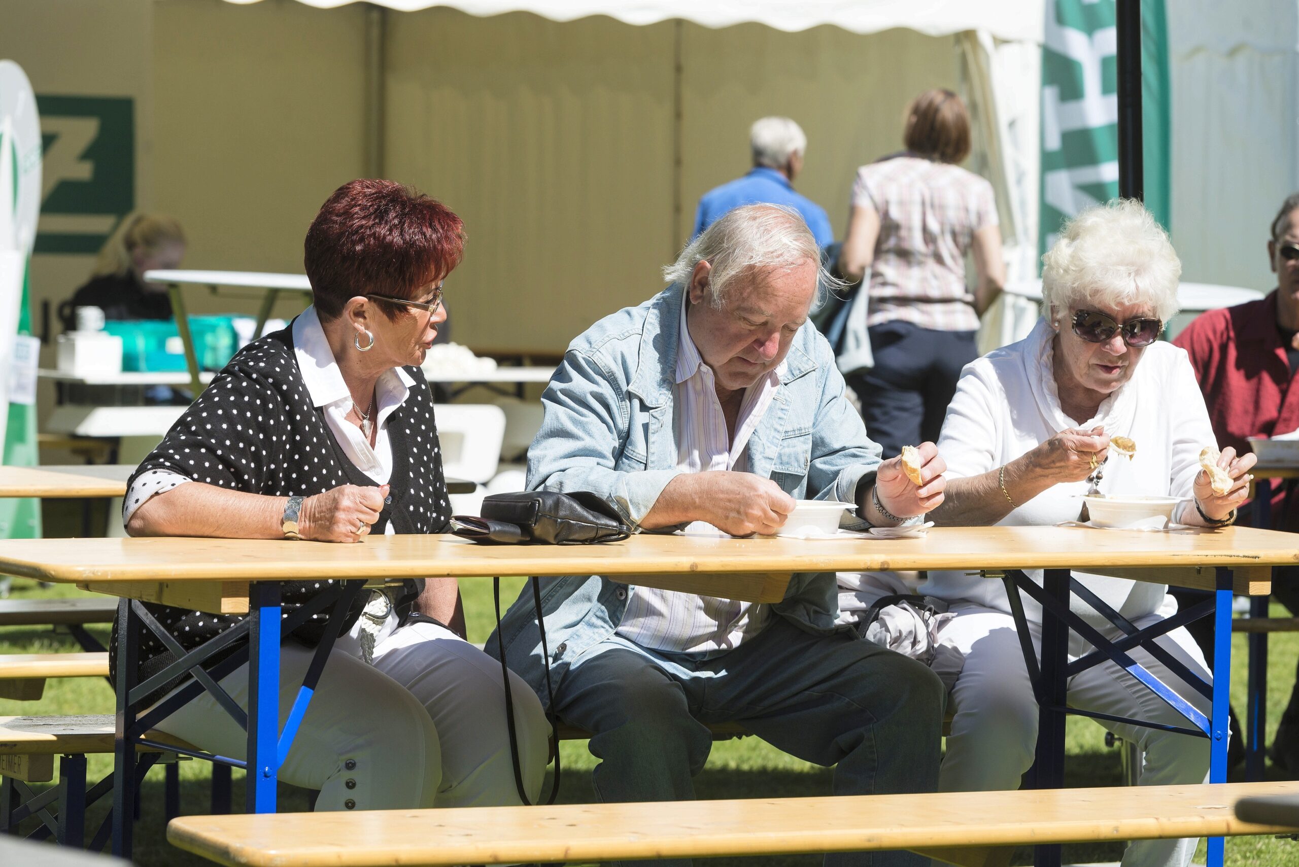 Strahlender Sonnenschein beim NRZ Wandertag 2015 am Baldeneysee.