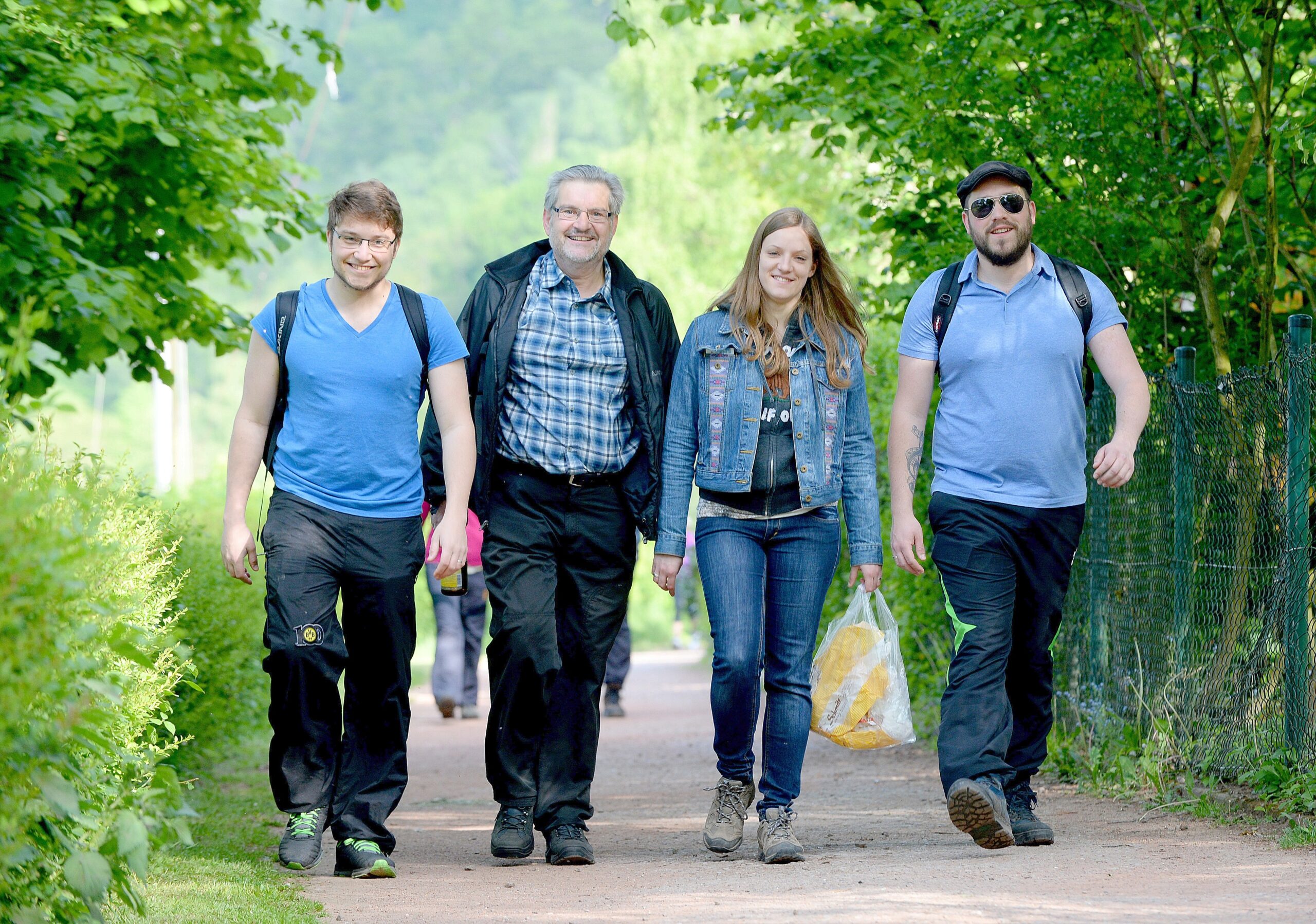 Strahlender Sonnenschein beim NRZ Wandertag 2015 am Baldeneysee.