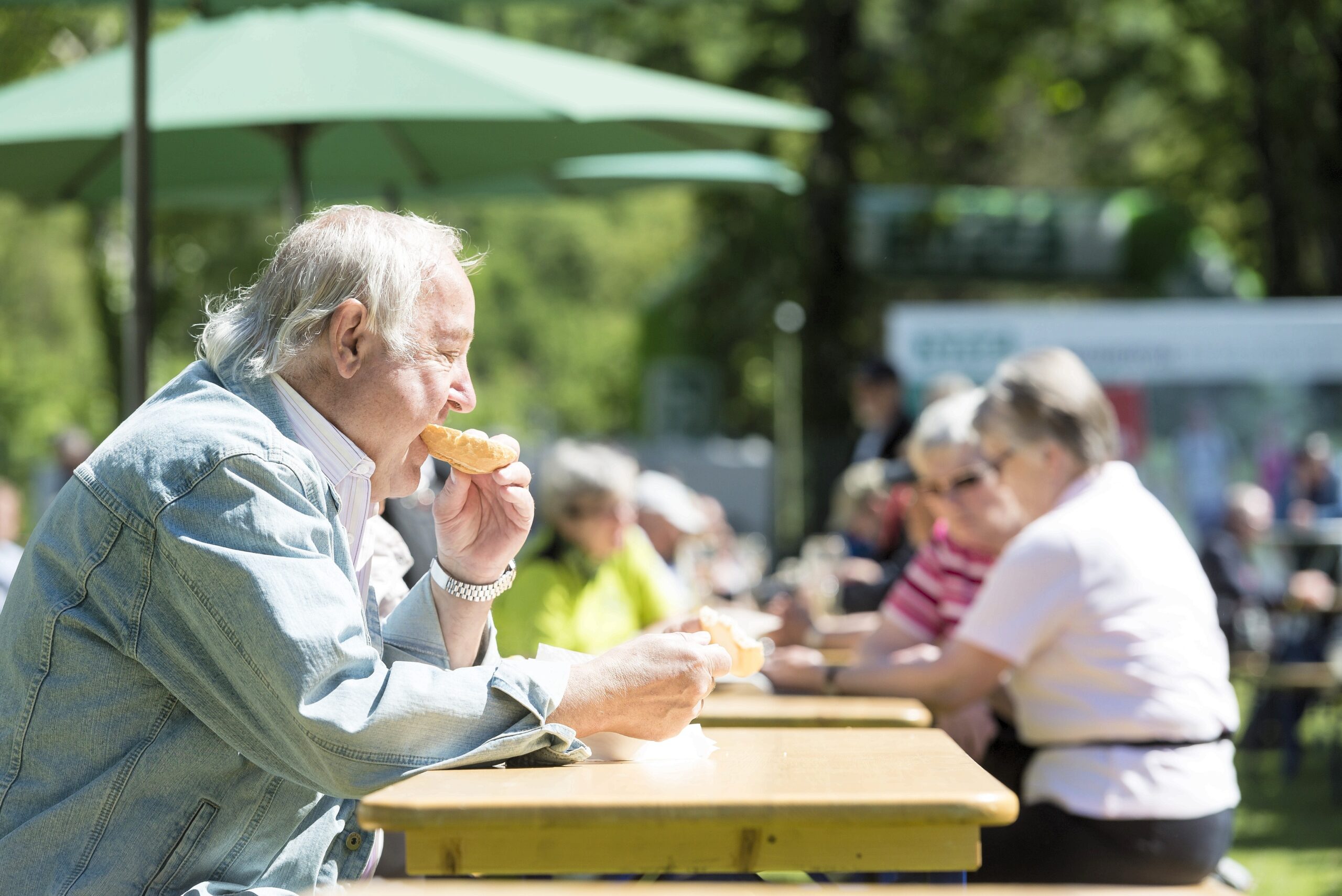 Strahlender Sonnenschein beim NRZ Wandertag 2015 am Baldeneysee.