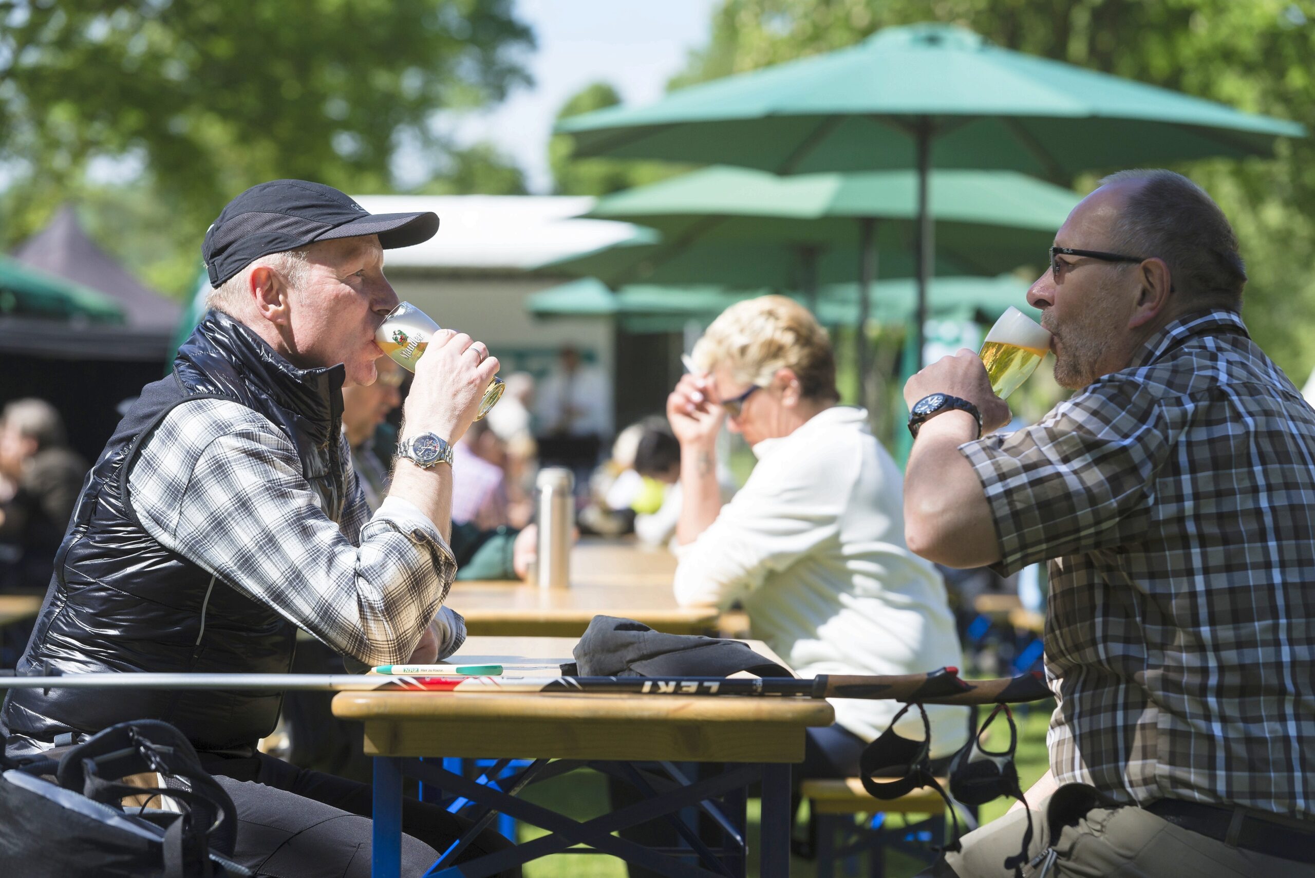 Strahlender Sonnenschein beim NRZ Wandertag 2015 am Baldeneysee.