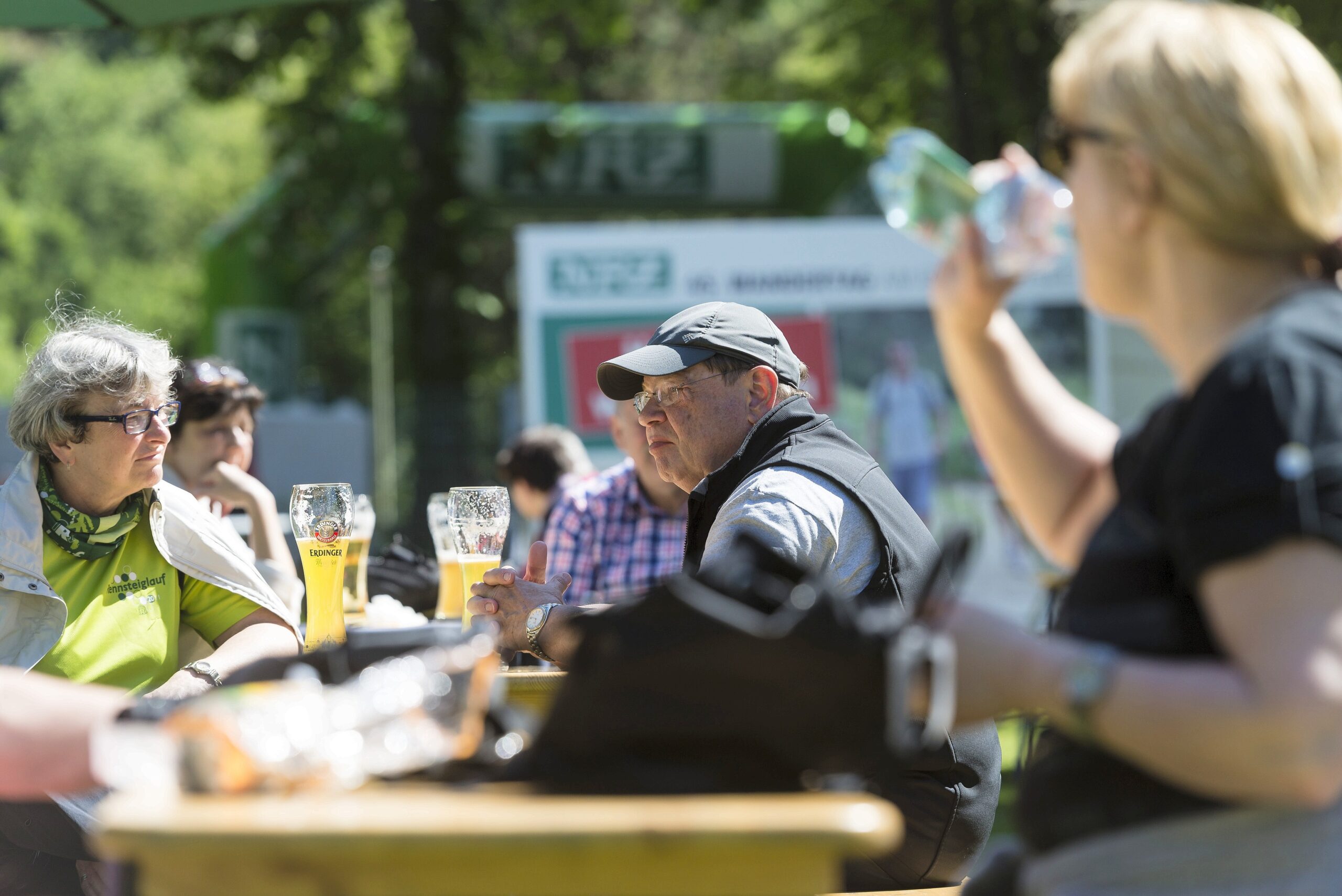 Strahlender Sonnenschein beim NRZ Wandertag 2015 am Baldeneysee.