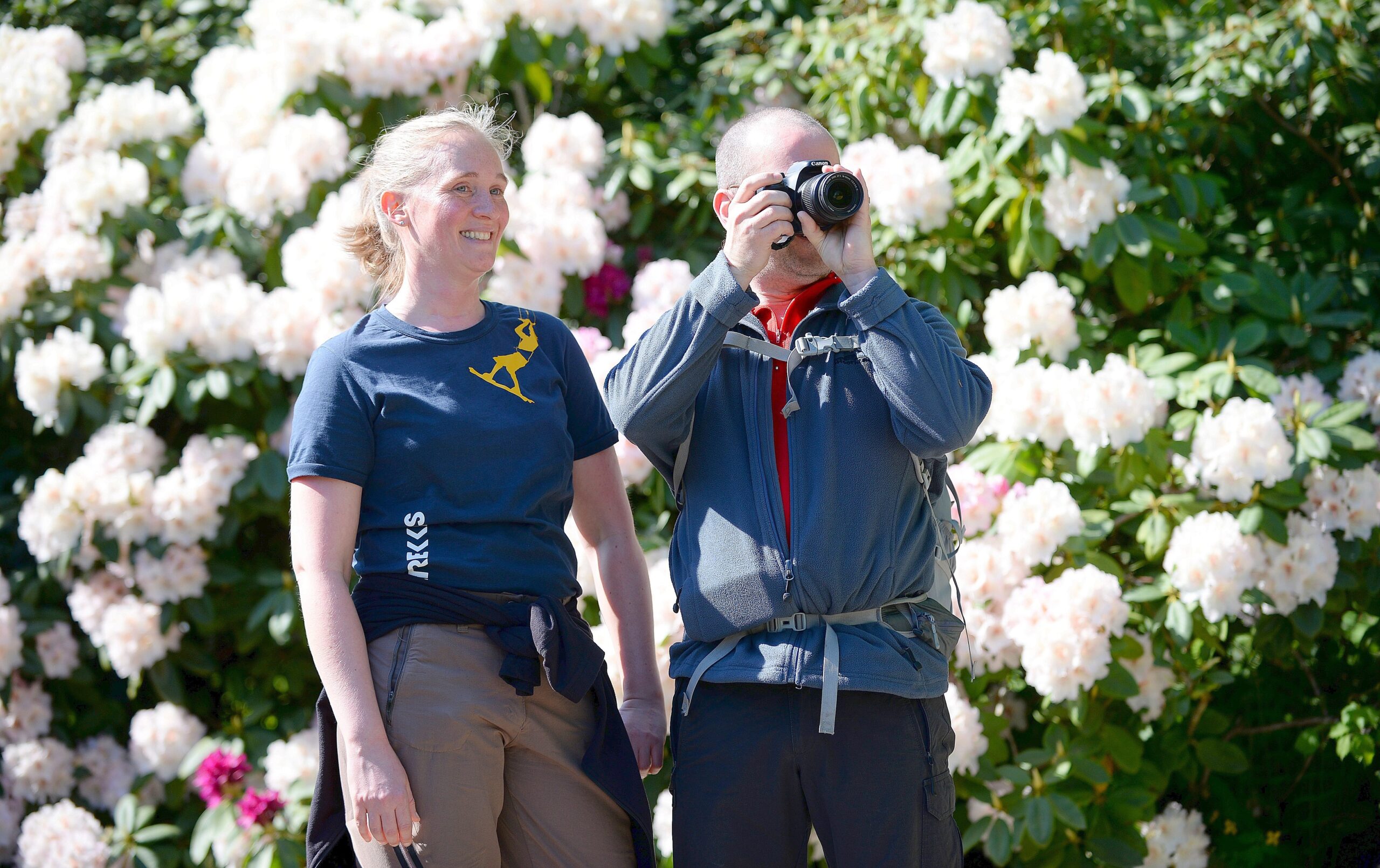 Strahlender Sonnenschein beim NRZ Wandertag 2015 am Baldeneysee.