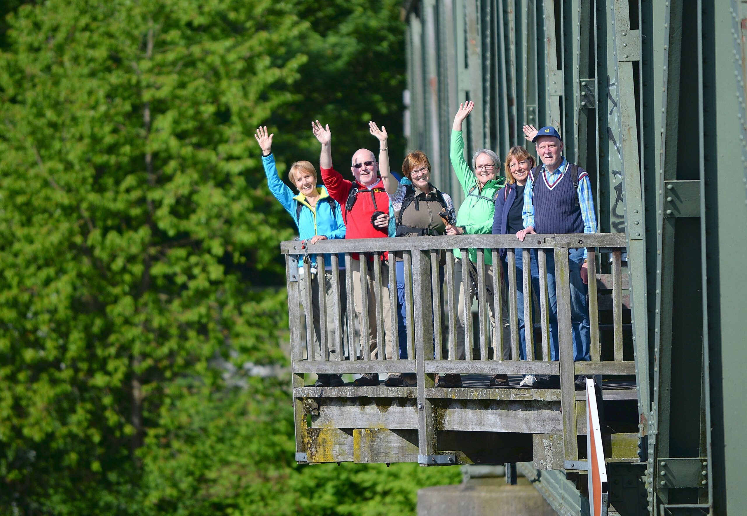 Strahlender Sonnenschein beim NRZ Wandertag 2015 am Baldeneysee.