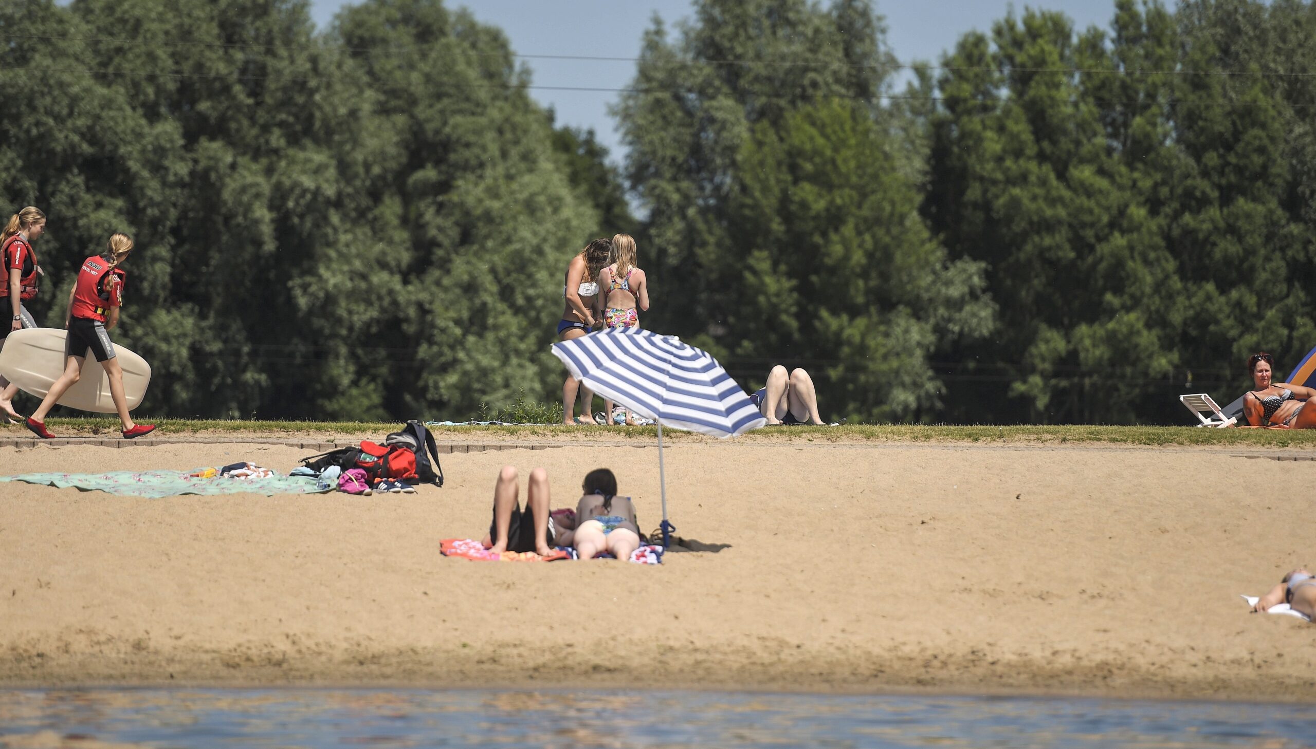 Sonnen und baden im Xantener Südsee.