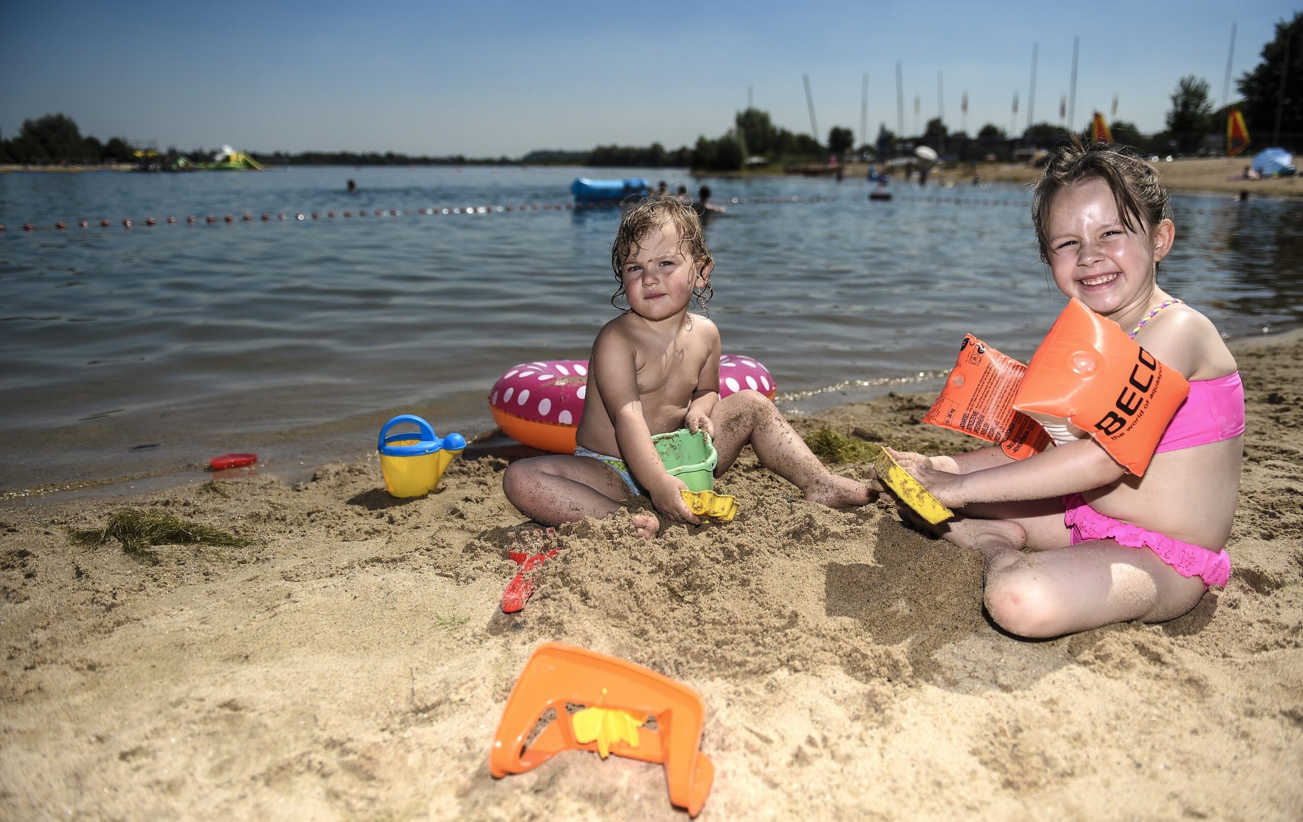 Sonnen und baden im Xantener Südsee.