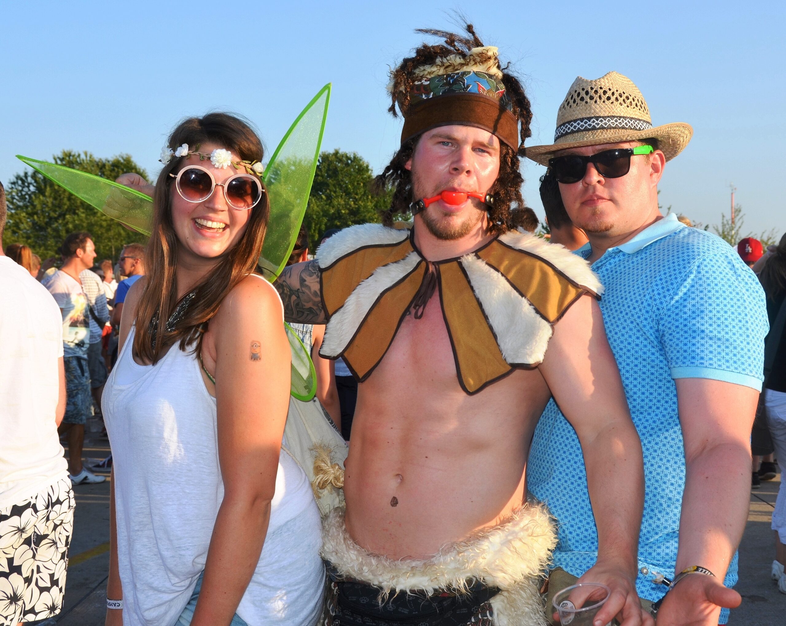 Ausgelassene Stimmung herrschte am ersten Tag des Festivals Parookaville in Weeze.