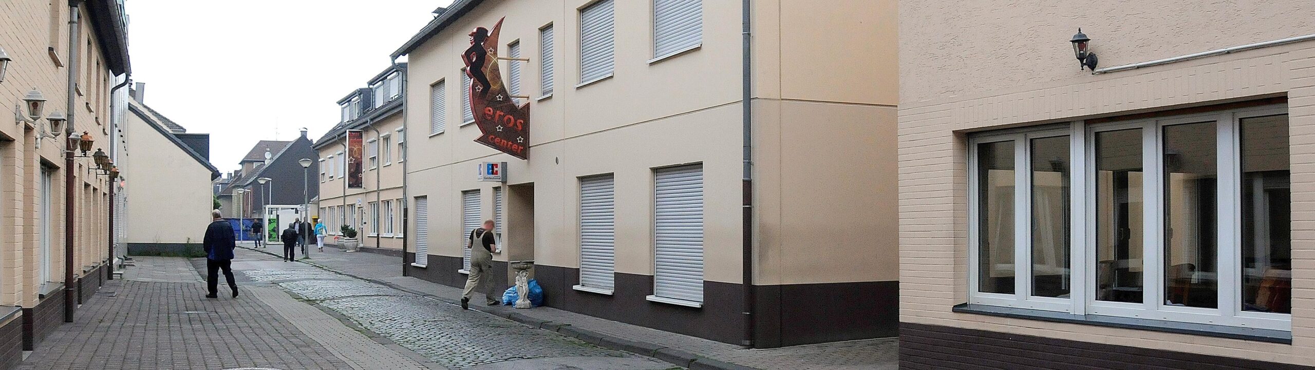 Die Betreiber eines Bordells an der Flasshofstraße in Oberhausen laden  zu einer Besichtigung ein.Foto: Gerd Wallhorn/WAZ FotoPool