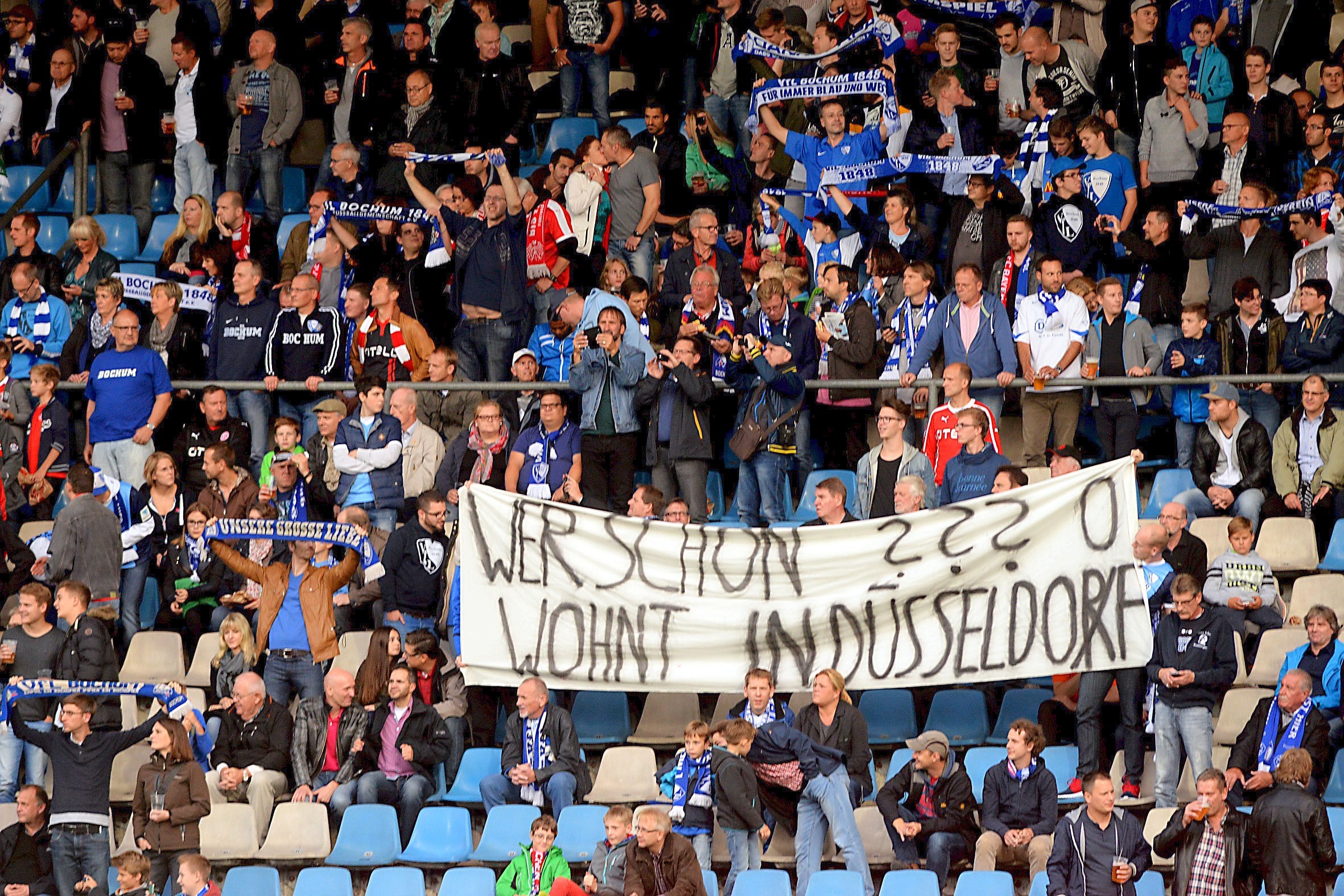 Das packende Zweitliga-Westderby zwischen dem VfL Bochum und Fortuna Düsseldorf endete 1:1.