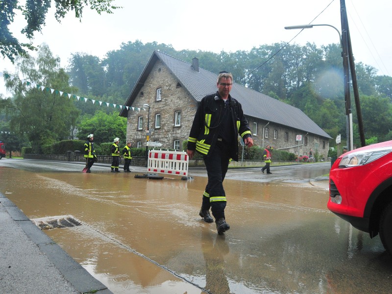 Überflutungen in Volkringhausen