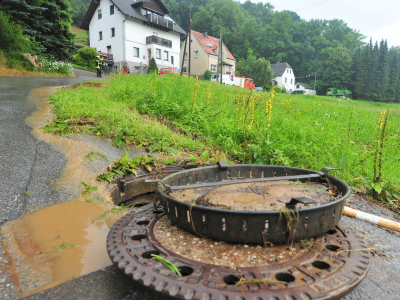 Überflutungen in Volkringhausen