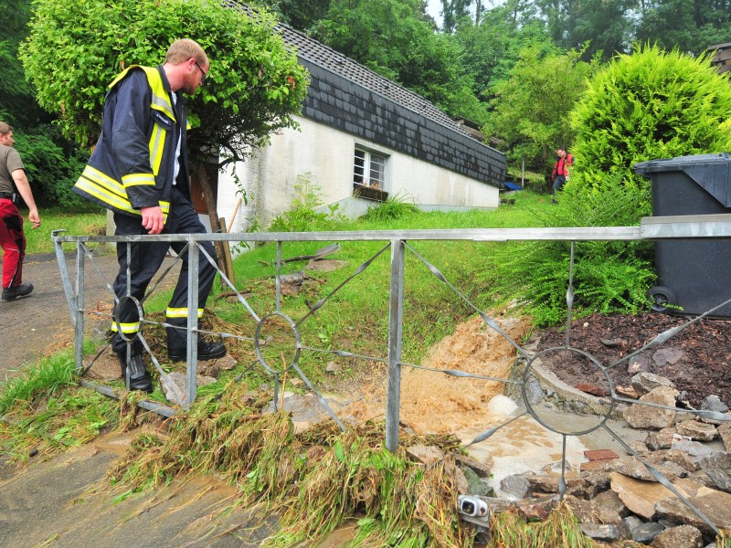 Überflutungen in Volkringhausen