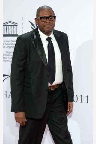 Forest Whitaker auf dem roten Teppich. Am 19.11.2011 fand die 20.  Unesco Charity  Gala 2011 im maritim Hotel Düsseldorf statt. Bei der von Ute-Henriette Ohoven initiierten Veranstaltung werden Eintrittsgelder und Spenden zugunsten der Kinderprojekte der Unesco gesammelt. |  Foto: Uwe Schaffmeister