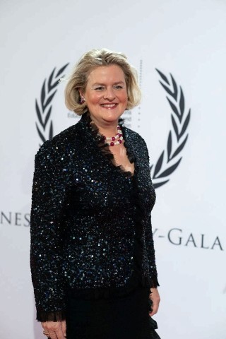 Christiane Gräfin zu Rantzau auf dem roten Teppich. Am 19.11.2011 fand die 20.  Unesco Charity  Gala 2011 im maritim Hotel Düsseldorf statt. Bei der von Ute-Henriette Ohoven initiierten Veranstaltung werden Eintrittsgelder und Spenden zugunsten der Kinderprojekte der Unesco gesammelt. |  Foto: Uwe Schaffmeister