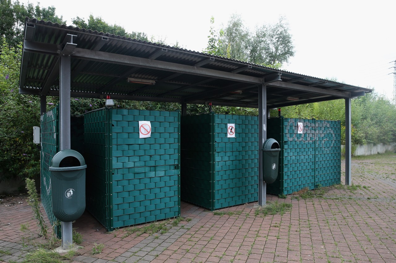 Drei Stehboxen gibt es auf dem Essener Straßenstrich.