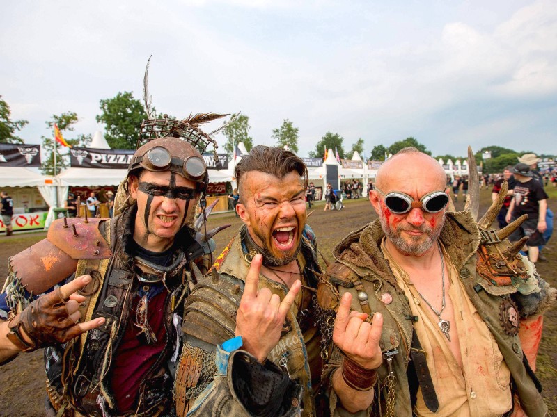 In Wacken tun das beide Geschlechter. 