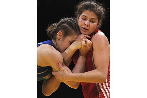 Yana Stadnik gegen Mariya Stadnik aus Aserbaidschan.