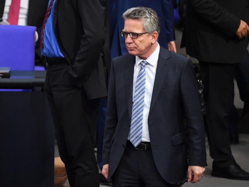 Der CDU-Abgeordnete und Bundesinnenminister Thomas de Maizière.