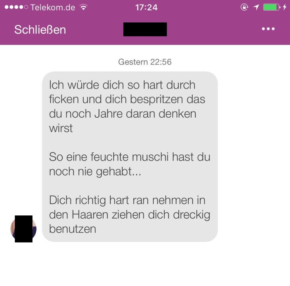 Weniger Niveau gegenüber dem anderen Geschlecht ist wohl kaum möglich.