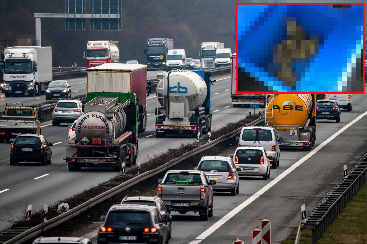 A2 bei Dortmund: Ein lkw-Fahrer handelte schnell. (Symbolbild)