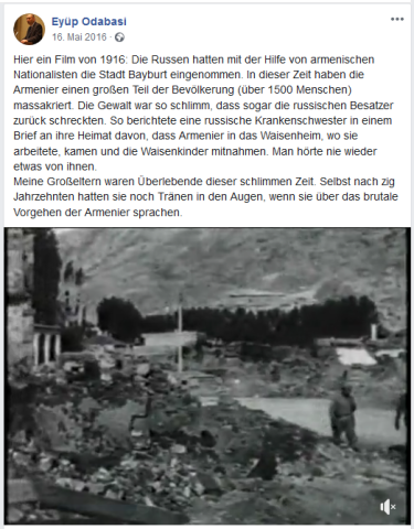 Der Grünen-Politiker ist in der Vergangenheit durch Beiträge aufgefallen, die den Genozid an den Armeniern verharmlosen oder gar zu rechtfertigen versuchen.