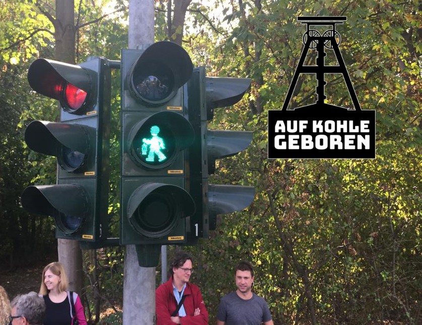 Die weltweit erste Bergmannsampel steht in Duisburg.