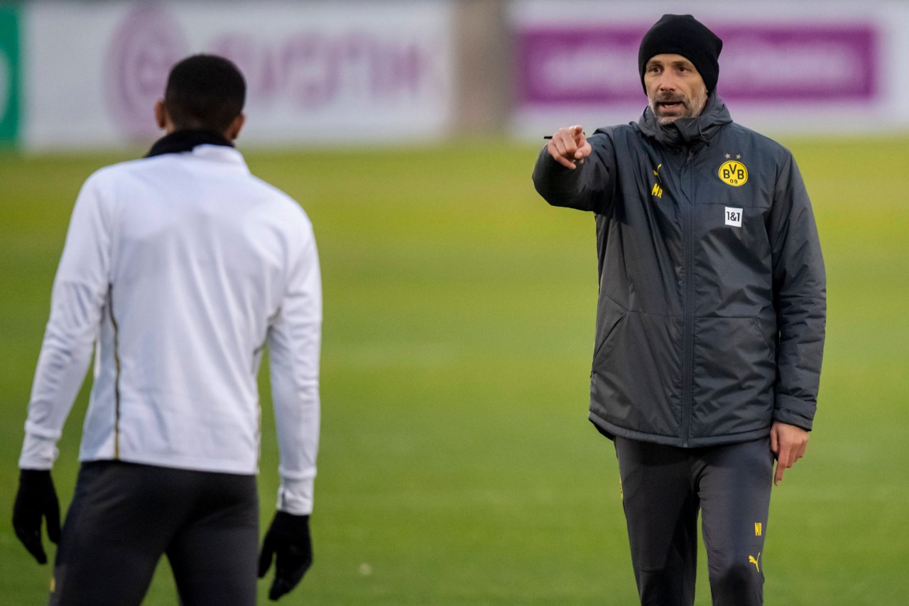 BVB-Coach Marco Rose spricht auf der PK vor dem Fürth-Spiel Klartext.