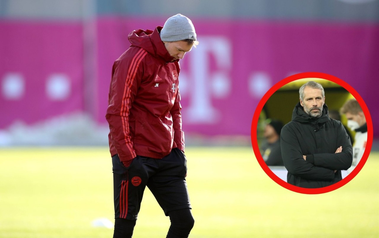 Borussia Dortmund: Große Sorgen bei seinem Trainerkollegen Julian Nagelsmann. Aber auch BVB-Cheftrainer Marco Rose muss auf zwei positiv getestete Spieler verzichten.