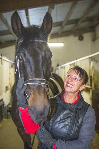 Ein eingespieltes Team: Christine „Tini“ Brings und Wallach Rudi.